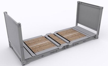 20ft Flat Rack Container